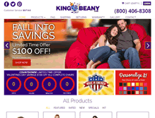 Tablet Screenshot of kingbeany.com